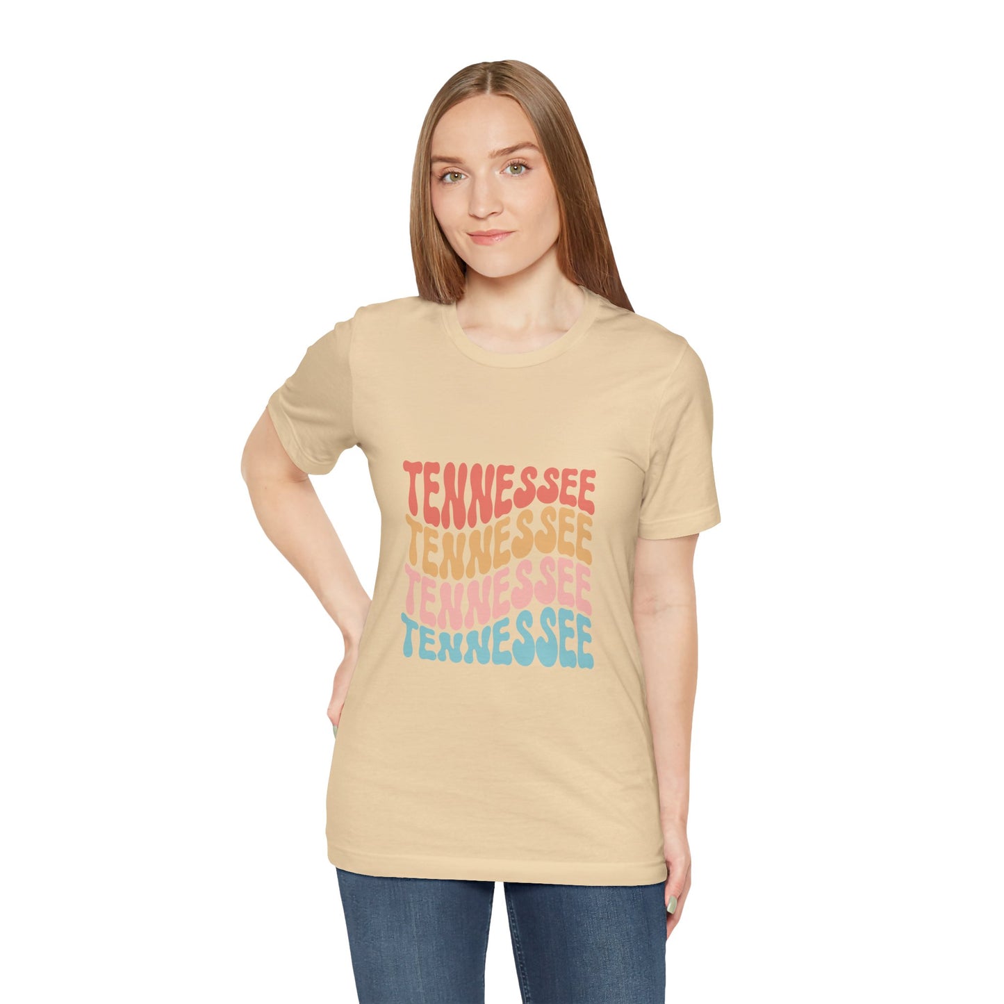 Groovy Tennessee Unisex Tee, Retro Nashville T-Shirt, Cool Memphis Shirt, Vintage Music City Top, Hipster Knoxville Apparel