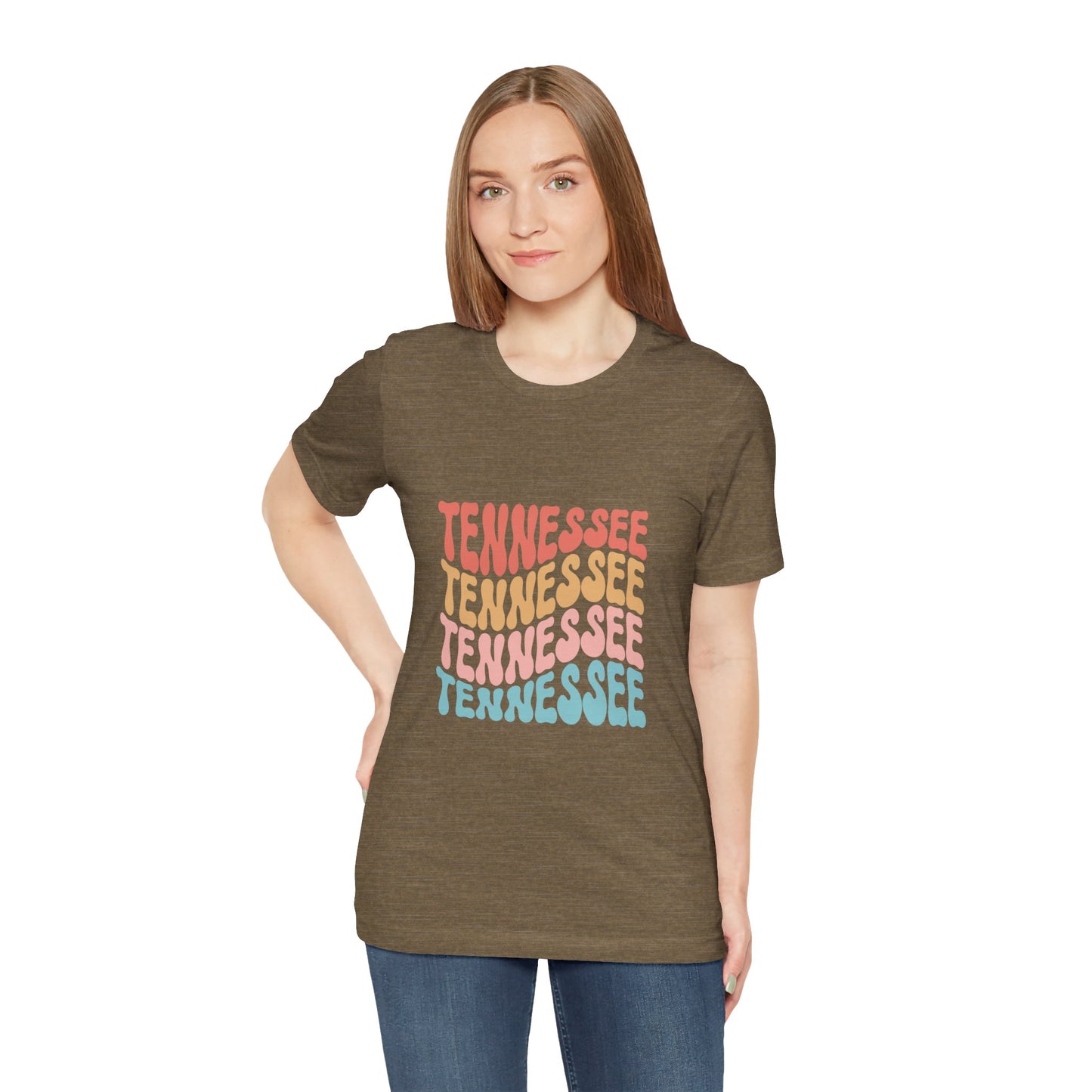 Groovy Tennessee Unisex Tee, Retro Nashville T-Shirt, Cool Memphis Shirt, Vintage Music City Top, Hipster Knoxville Apparel